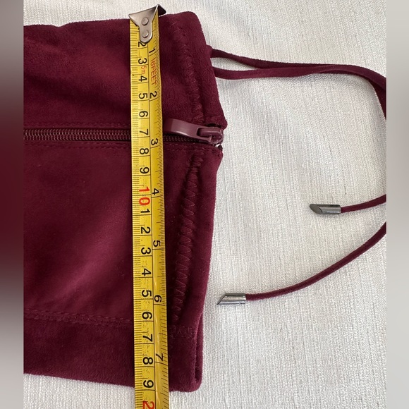 New TOP Moda Wine Microsuede Over The Knee Flat Boots Women’s 6.5 - Picture 11 of 14